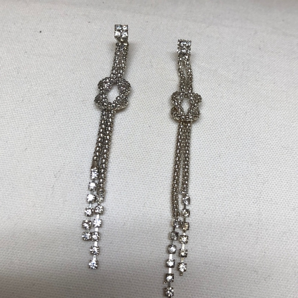 Long knot earrings